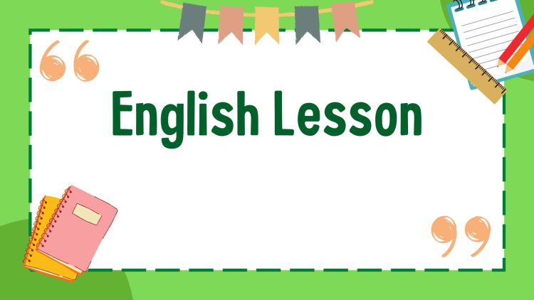 шаблон презентации английский 3