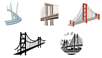 Иконки Мосты