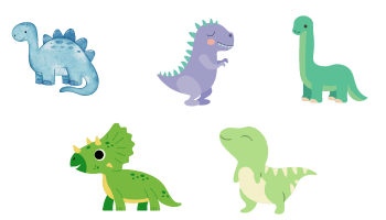 Иконки Динозавр