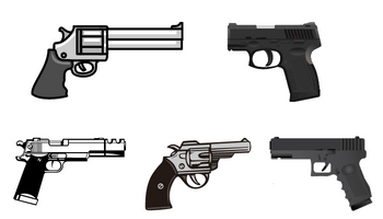 Иконки Пистолет